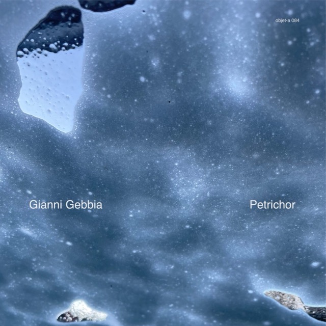 Gianni Gebbia - Petrichor (2026) Copertina del disco Petrichor di Gianni Gebbia